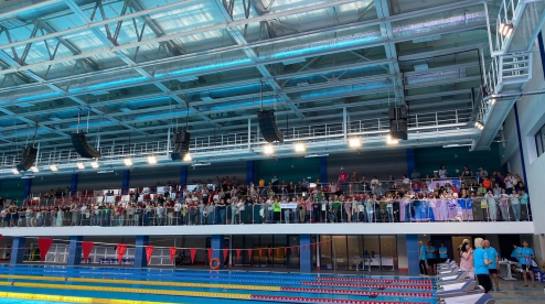 В Первоуральске Дворце водных видов спорта собрал 600 спортсменов